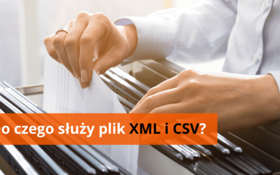 Do czego służy plik XML i CSV?